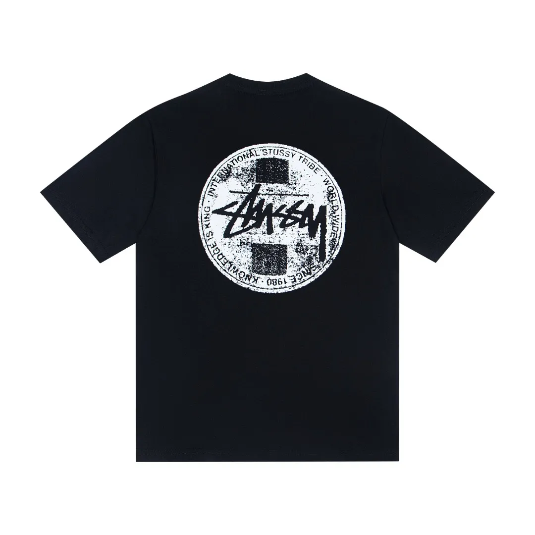 🔥 092# P55 （In Stock ） Stussy T Same Style ：Black White Size：S M L XL ： 260 ：